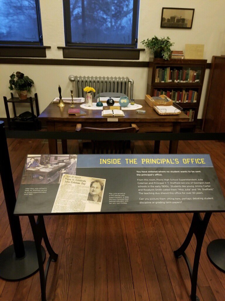 The newly renovated Plains High School museum is open to the public! Now is the perfect time to come experience Pres. Carter's legacy in a whole new way.  Teachers, don't forget that we offer fun, educational programming that your kids will love - now booking spring field trips!