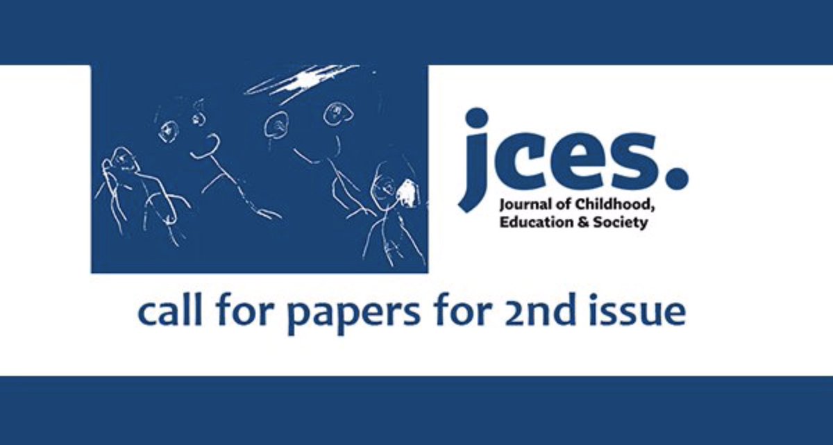 journal_CES's tweet photo. #CallforPapers: submission is open for the 2nd issue of the JCES. The 2nd issue will be published in the end of August in 2020.
Find out more:https://t.co/Ckyy91K741

#earlyyears #education #childhood #children #ECCE #ECEC #society #openaccess #AcademicTwitter https://t.co/YtNphT4rN7