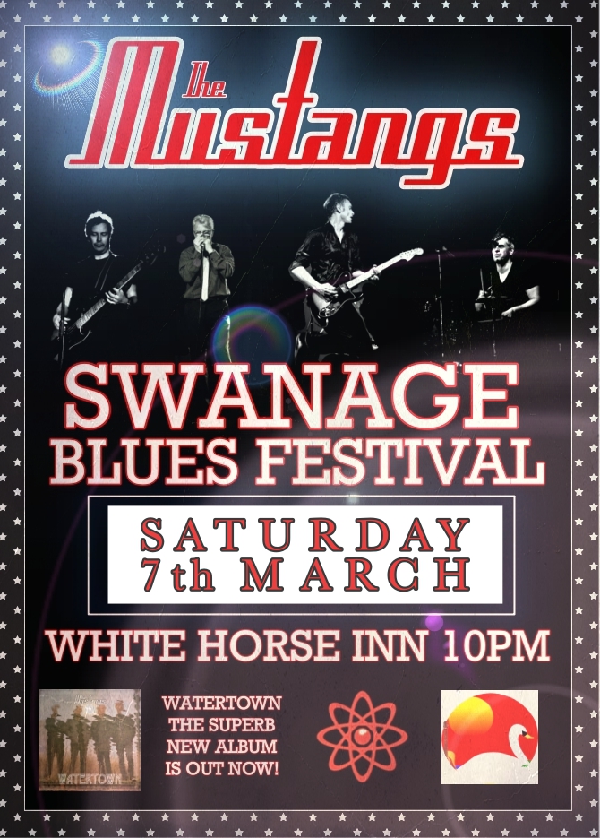 We return to the fabulous Swanage Blues Festival on Saturday March 7th. Three days of great music, by the sea...always a wonderful weekend. See you there!