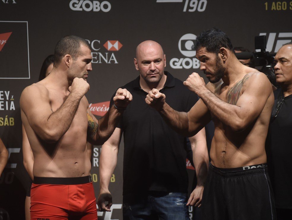 Adeus marcado! 
Rogério 'Minotouro' 
Uma das carreiras mais consagradas do MMA nacional já tem data e local para chegar ao fim. O veterano Rogério 'Minotouro' anunciou que irá pendurar as luvas no UFC São Paulo, dia 9 de maio, encara o compatriota Maurício ‘Shogun’