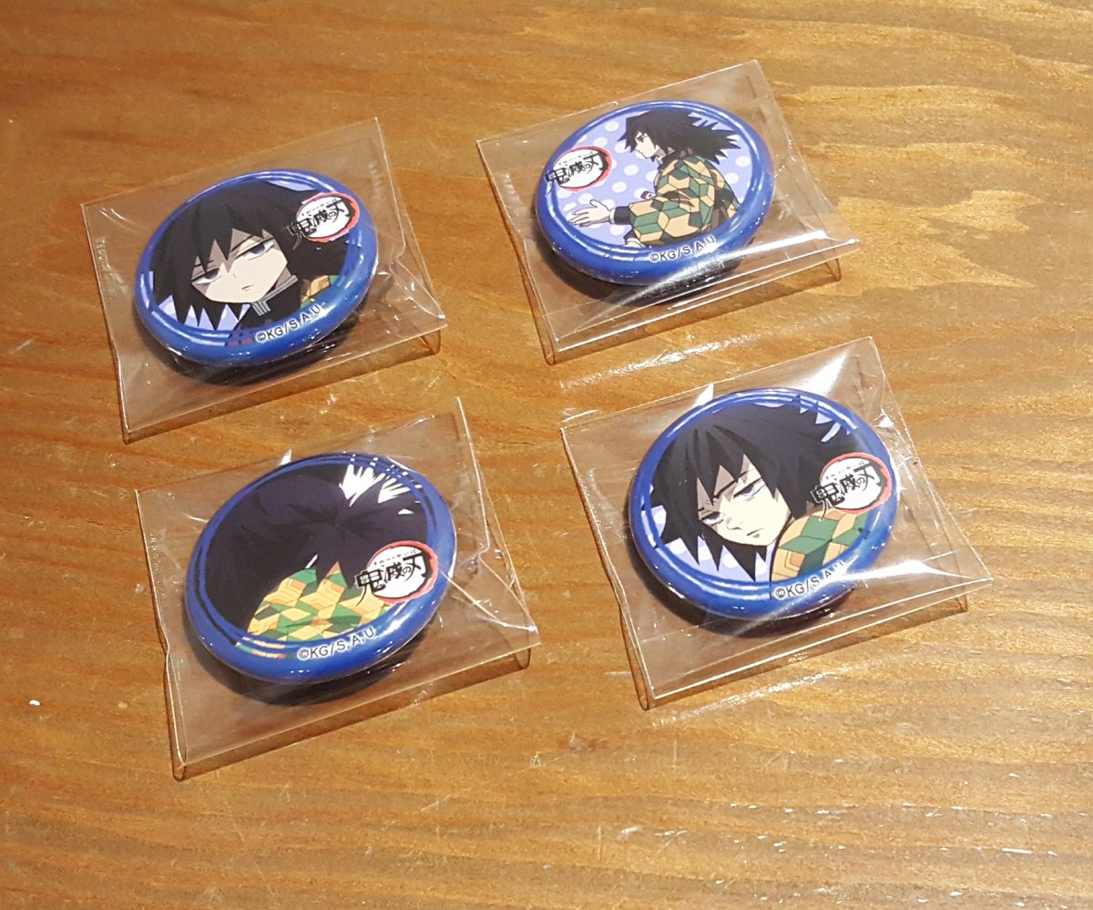 鬼滅の刃 ufotable ダイニング お楽しみくじ 缶バッジ 冨岡 義勇