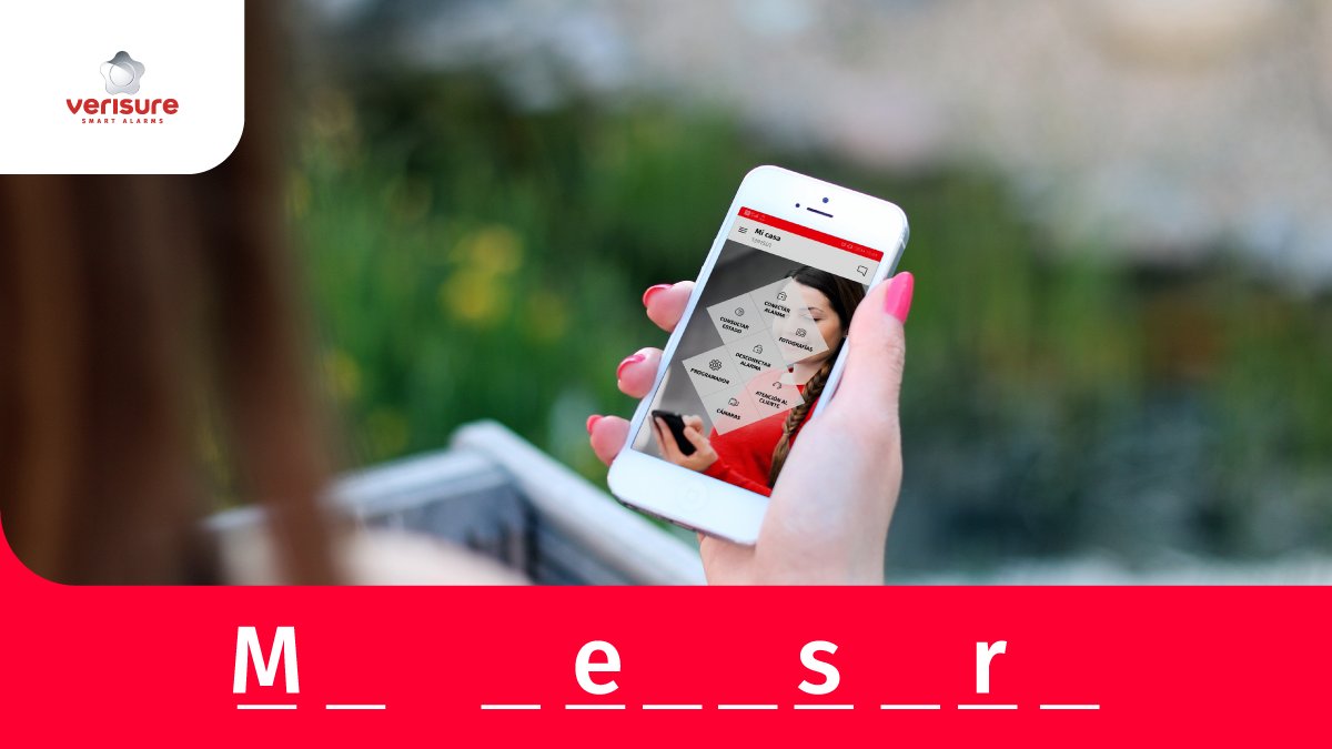 ¿Cuál es la app que muestra quién acaba de entrar a tu hogar y permite activar y desactivar la alarma a distancia? Te dejamos un pista aquí: bit.ly/2DYej2u