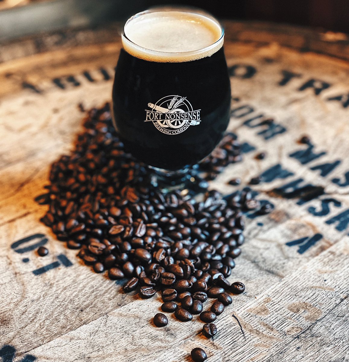 FtNonsenseBrew's tweet photo. **BEER ALERT** Coffee lovers, rejoice! Arnold’s Tavern Porter Coffee Edition (5.1%) our seasonal coffee brew is back on tap. ☕️ Aged on an exclusive whole bean blend from @tocacoffee of Kenyan/Guatemalan/Costa Rican (which you can also buy whole bean bags of in-house!). https://t.co/ZSAu1F9qgg
