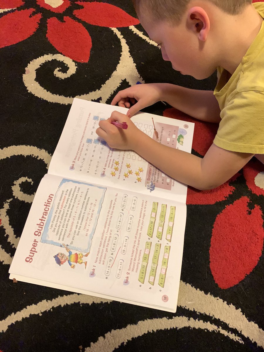 RachelG54646522's tweet photo. @StFaithsTweets I think someone is keen to get back to learning #boyslearning #primarymaths https://t.co/Q7jSvIhQb8