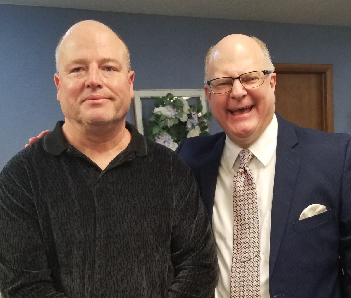 This is, Troy, 58 years old, and he trusted Christ this a.m. in Swanton, OH! Gotta love "old-time" religion!