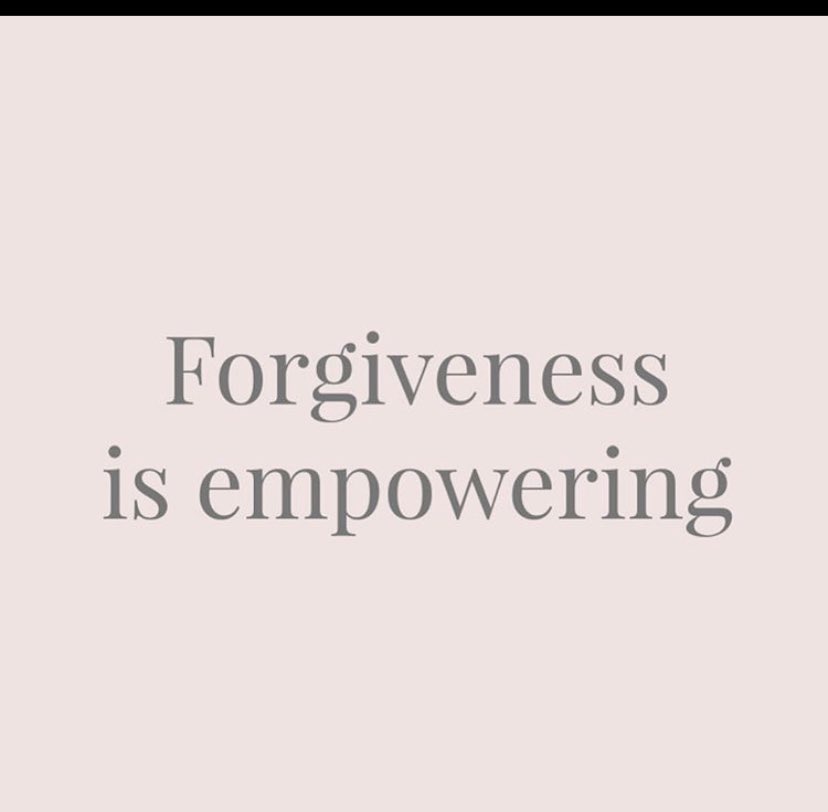 I didn't understand it before, but I appreciate it now. I had to endure hurt and pain to understand the power of forgiveness. I found that to forgive others, I had to learn how to overcome self-blame and forgive myself. Forgiveness= empowerment + liberation.