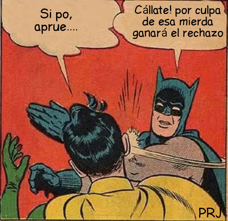 pereja's tweet photo. #sipo #AprueboNuevaConstitucion  #sipoapruebo #RechazoNuevaConstitucion #Apruebo  #meme #jaidefinichon #ChileDespertó #chileprotests  #franja https://t.co/WOhrnV08cK