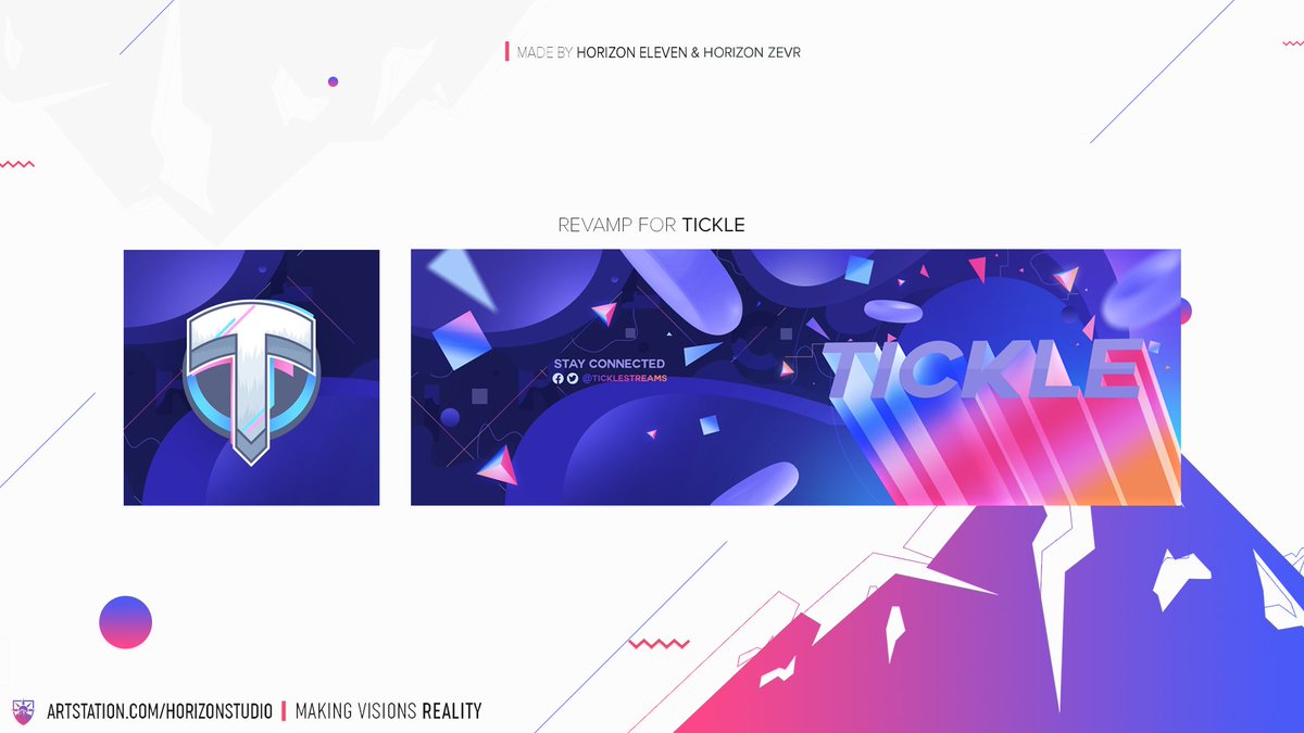HorizonStudio_'s tweet photo. Here is a new rebrand designed for @TickleStreams by @HorizonStudio_
 
Interested in getting your own by one of our creatives?💫

🛒Send an email to studio@horizonunion.org or DM us!

#MakingVisionsReality https://t.co/jfgnjYA16b