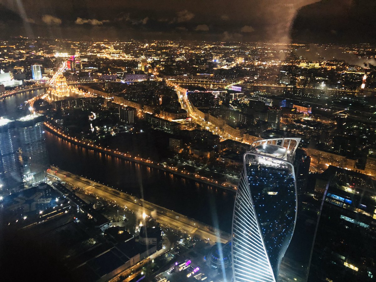 вид с высоты москва сити