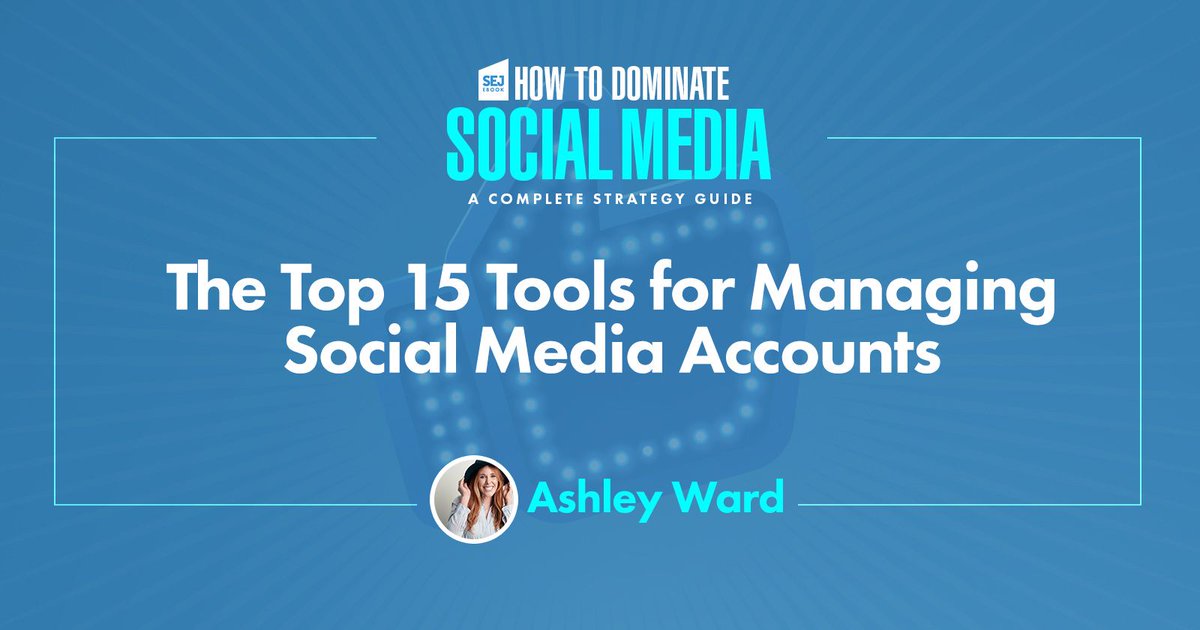sejournal's tweet photo. The Top 15 Tools for Managing Social Media Accounts via @ashleymadhatter: https://t.co/bAdaTbSGtG

#SMM #SocialMediaMarketing  #SEO #SearchEngineOptimization #DigitalMarketing https://t.co/3NeY9ANdFn