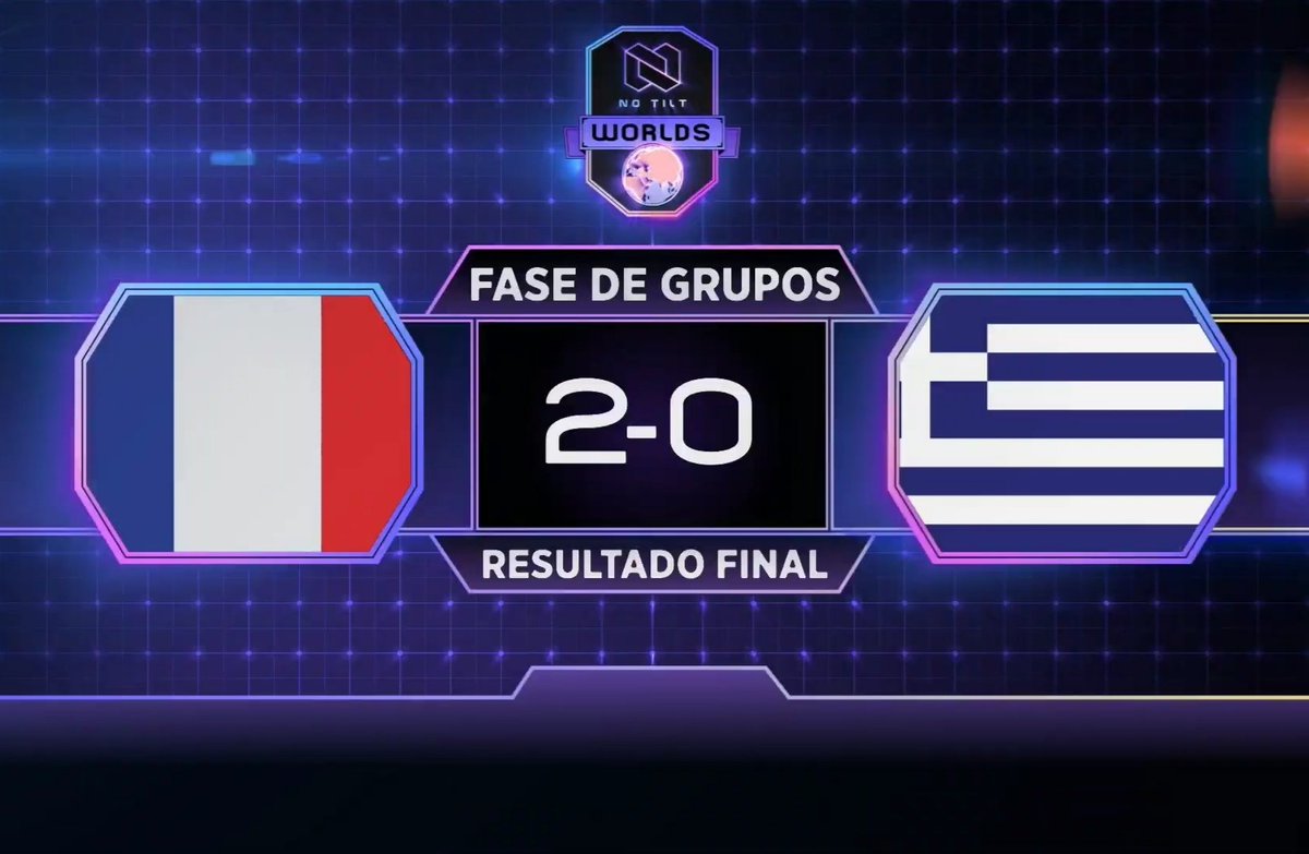 Nous débutons cette phase de groupes de la <a href="/NoTiltGG/">No Tilt</a> avec une très belle et très importante victoire face à la Grèce 🇬🇷
Victoire 2-0 ✅
En terme d'analyses, nous avons très bien travaillé 💪📊 Et en terme de niveau de jeu, il en a été de même 👌

Félicitations à toute l'équipe 🇫🇷