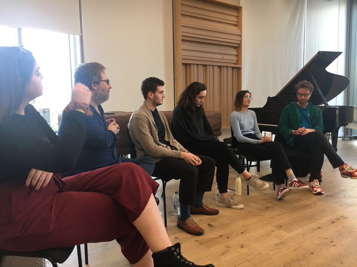 YCPBrum's tweet photo. Today we had lots of time for 1-1 tutorials and composing time. After lunch we had guests talking about studying music and careers in music. Big thanks to our guests @kutlerski @segunakinola @Natroe21 @PeterBellMusic @Judith3Robinson https://t.co/Z8JqwUkQvt
