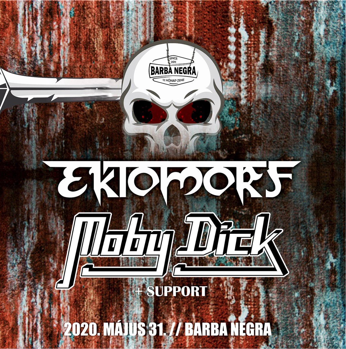 . <a href="/EktomorfBand/">Ektomorf Official</a> + Moby Dick! Tix:  bit.ly/Ektomorf_MobyD… #Ektomorf #MobyDick #BudapestRocks #BarbaNegra #BarbaNegraTrack