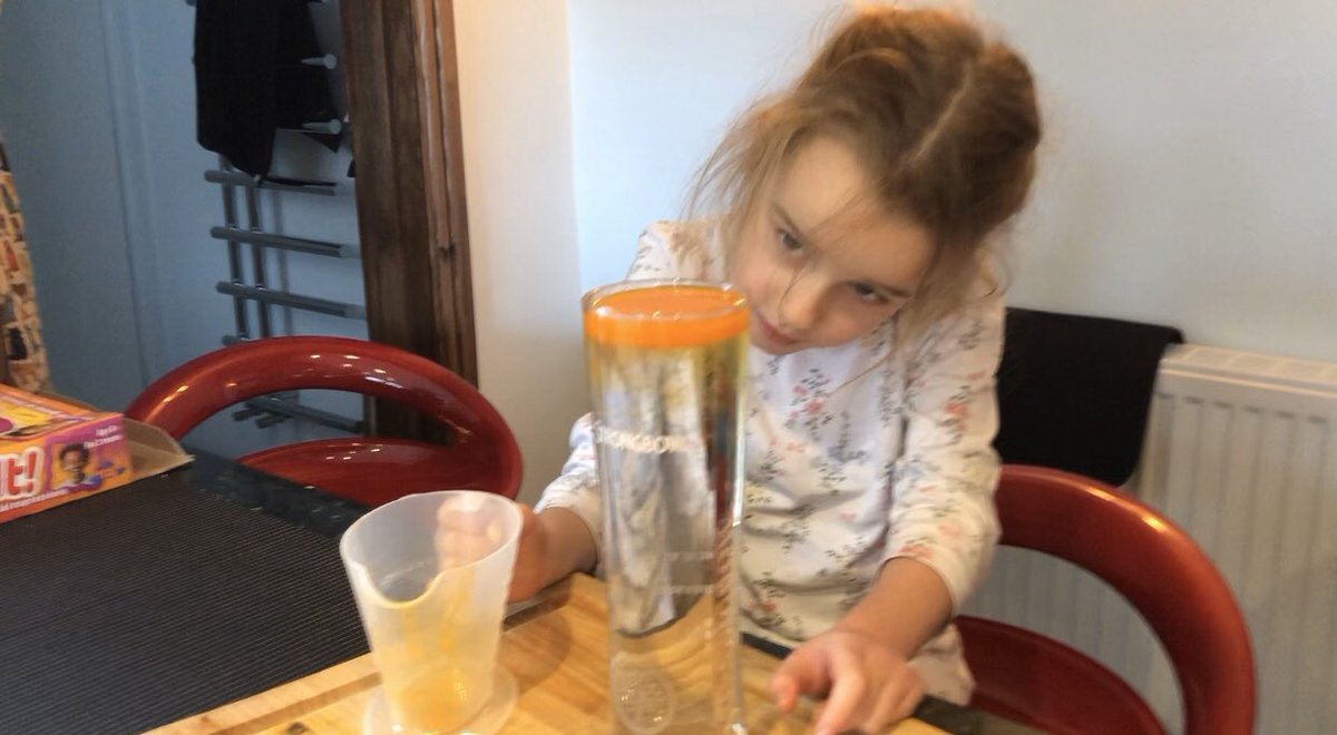 emmaelbourne's tweet image. Ava and Louie Elbourne’s science experiment @SpringCottagePS #SpringCottageScience