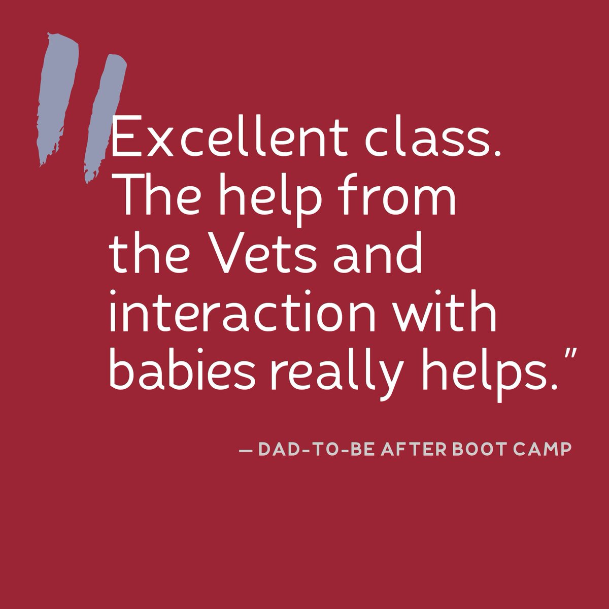 DadsAdventure's tweet image. Get over any fears about holding or being around babies by coming to #BootCampforNewDads with new dads and their babies to answer your questions, guide you through holding a baby, and more!  Find a workshop near you: j.mp/2RI7UQG

#guytalk #dadquotes #dadtobe #dadlife