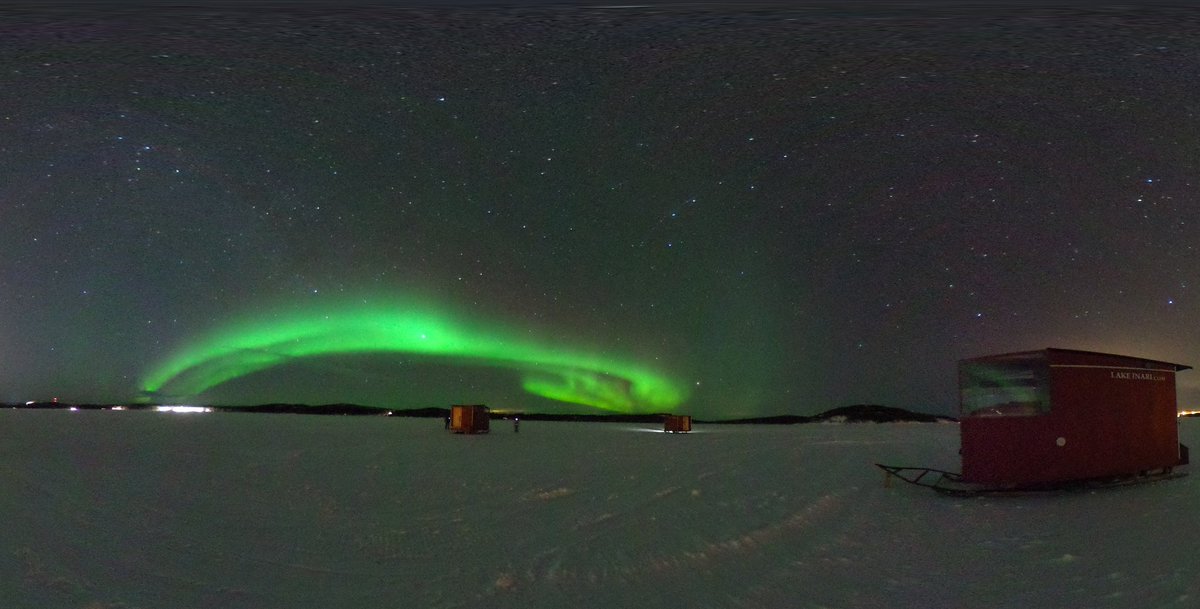 Chammy على تويتر 昨日より大きいオーロラ見れてるなう 感動 イナリ フィンランド オーロラ Inari Finland Aurora Northernlights