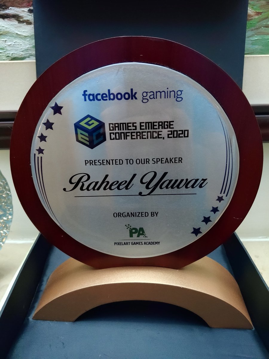 raheelyawar's tweet photo. I had a great time at my talk at #gec20; attended informative talks, had engaging conversations, met with people in love with their craft and saw some great games. https://t.co/56WEUdJICU