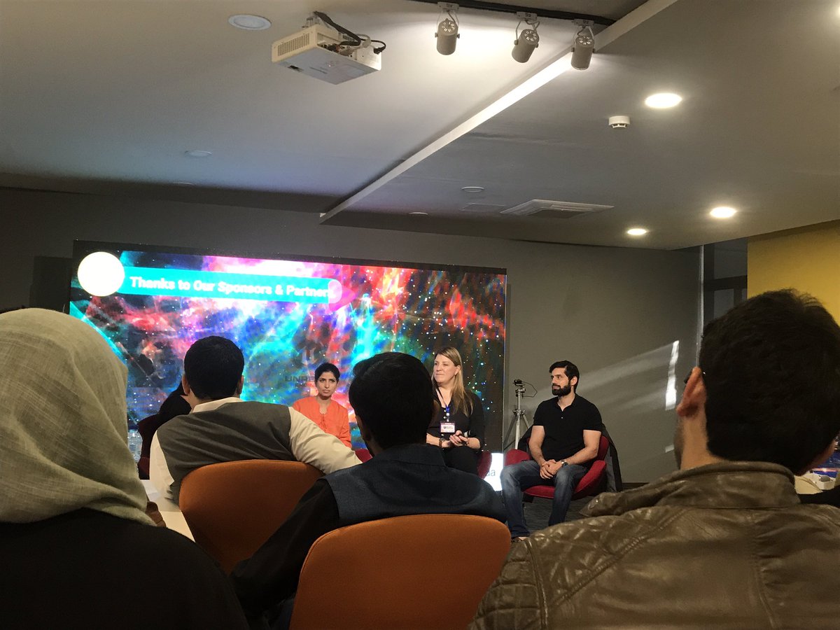chaevinist's tweet photo. GEC 2020 Day 2. 
The best session by @Sadia_Bashir1 @geogrify and @ShayanZaeem on Game Design. 
#GEC20 https://t.co/rp1ic9Gm4m