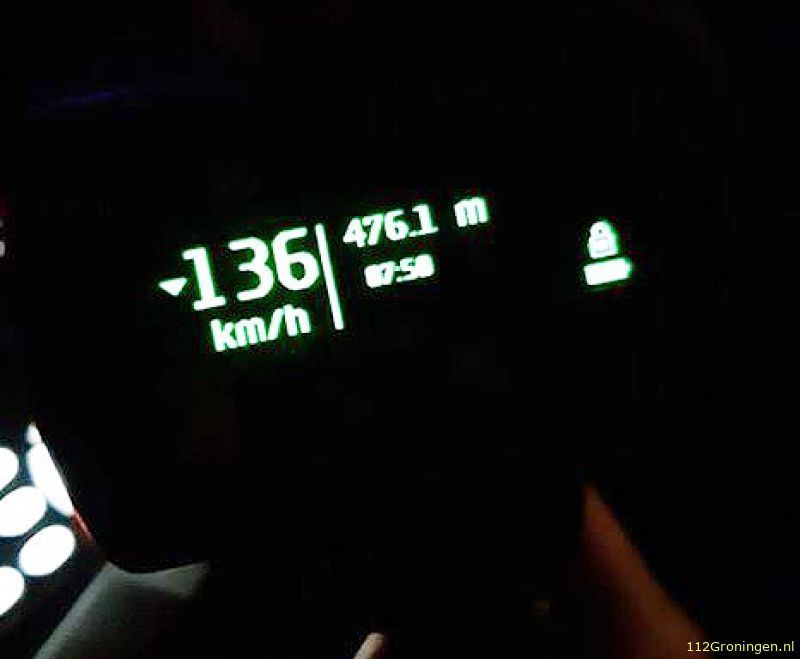 Vol gas een politie fuik in, einde carnaval..