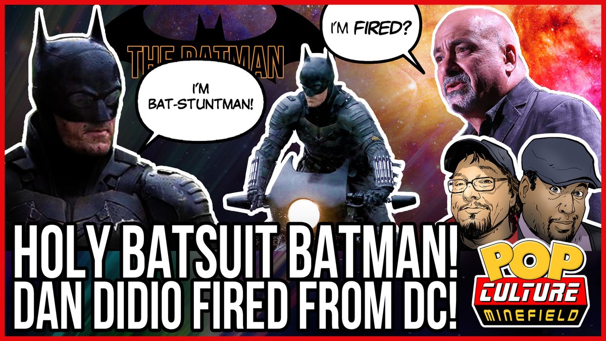 PopCulMinefield's tweet photo. NEW EPISODE!
Keith and Gerry discuss the photos and video of new Batman costume, as well as talk about Dan Didio being fired from DC Comics, as well as discuss @EthanVanSciver's dire warning about the future of DC in @BoundingComics. https://t.co/2eg8OCGsha 

@thatstarwarsgrl https://t.co/UdOBod0eCn