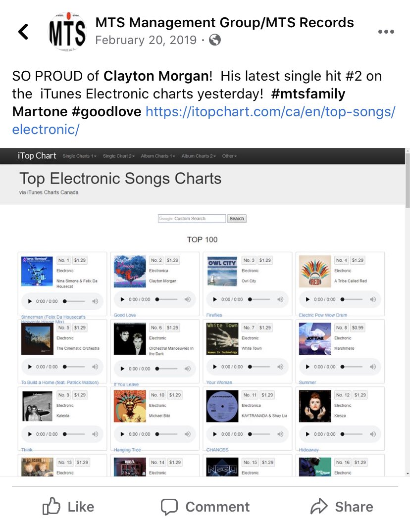EnotramRecords's tweet photo. One year ago this weekend, Enotram Records artists @claymorganmusic and @Iam_Martone Martone hit #2 with the single Good Love on iTunes Electronic Dance charts! 
https://t.co/iAdcGdzKOb https://t.co/AubJrNtW3e