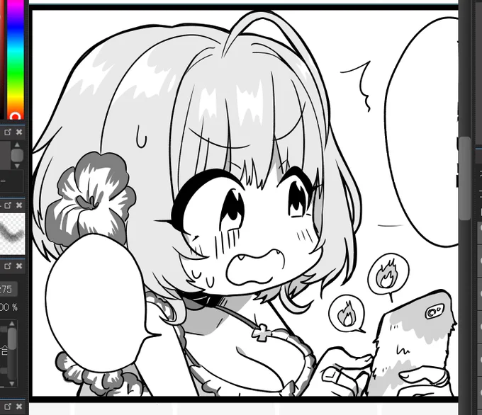 顔めっちゃ描きやすい 