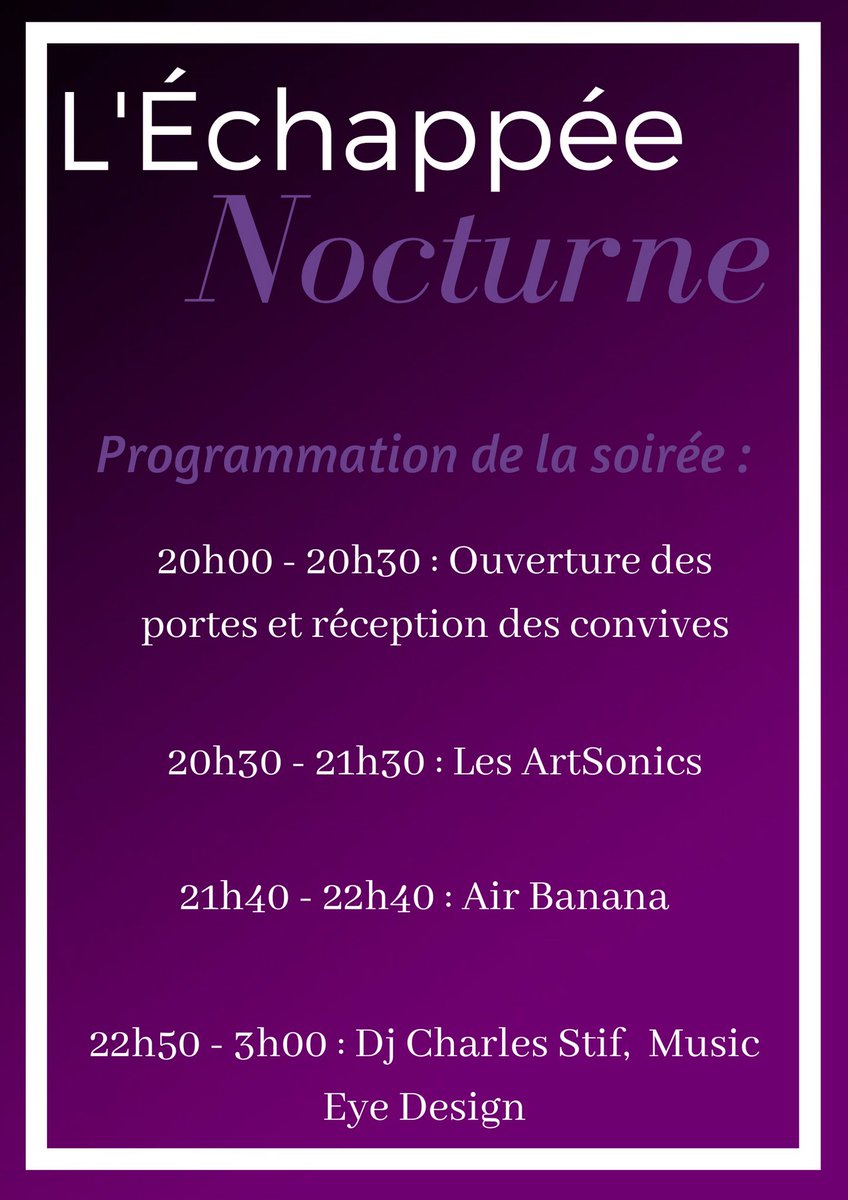 Adespol's tweet photo. Bonsoir tout le monde 🎆
Ce soir on vous laisse avec la programmation des artistes qui nous accompagneront durant la soirée 🔥 https://t.co/283uCpyNCX