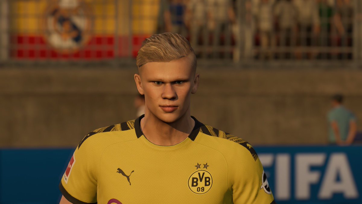 MasterPatch's tweet photo. Erling Haaland in-game 💯💯🔥
OVR 7️⃣9️⃣ POT 9️⃣0️⃣ 💎
#FIFA20 #MPR4 #Dortmund #Haaland https://t.co/MLF2vt4rVz