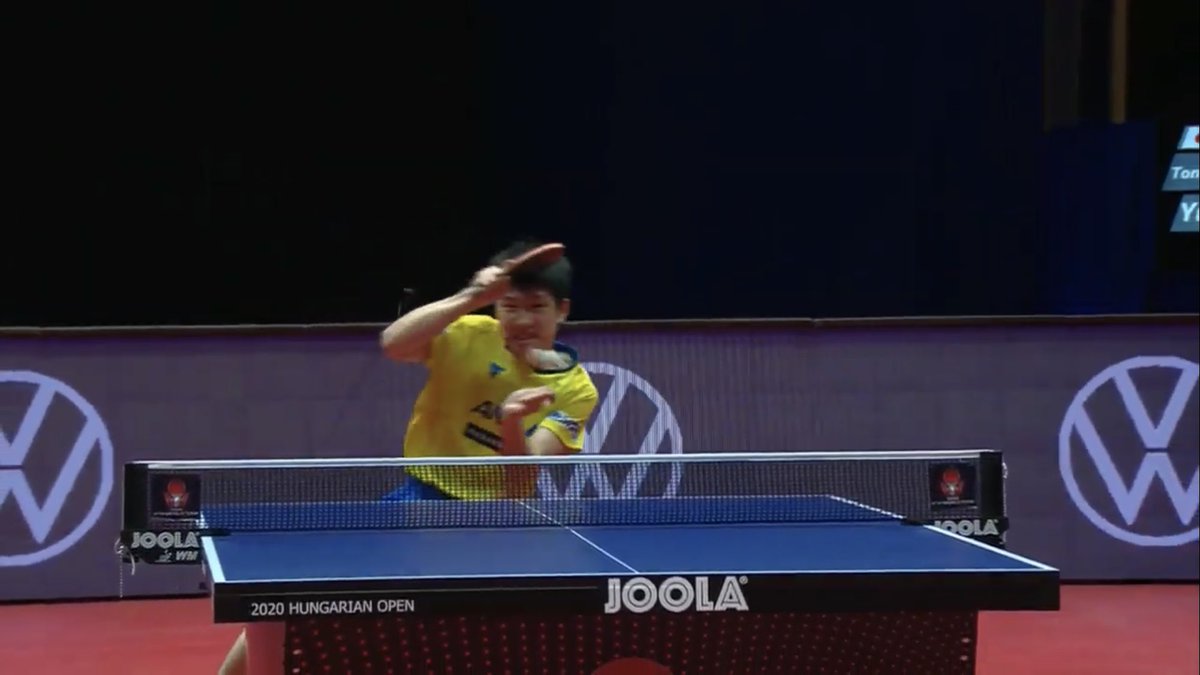 tabletennis_77's tweet photo. 張本智和 ４-１ 宇田幸矢

#ハンガリーオープン https://t.co/BvdXqrSR5e