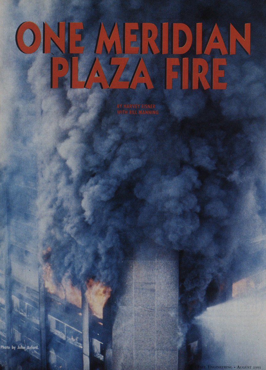 BillyGoldfeder's tweet photo. 2/23/1991 One Meridian Plaza Fire Killed 3 @PhillyFireDept Firefighters in one of the most significant high-rise fires in U.S. history.
https://t.co/SIEa5DVvyx AND 
https://t.co/dsZoZQFAte @PFDSpecialOps @ThielAdam @IAFC_SHS @fireengineering @NFPA @NFSAorg @IAFF22 @PFDCorrigan https://t.co/P0Qu1ZD3w3