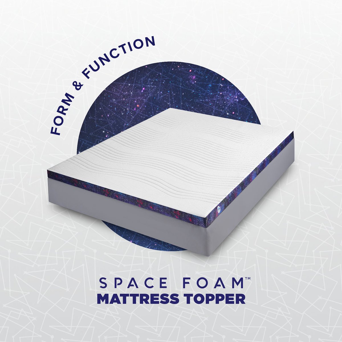 SPACEFOAM's tweet image. The Space Foam Mattress Topper turns every mattress into a cooling mattress. #TopYourBed #SpaceFoamSleep #IceFibre #CoolBed #SleepCool #ProfessionalGradeSleep #SleepLikeAPro #ProductDesign #FormAndFunction