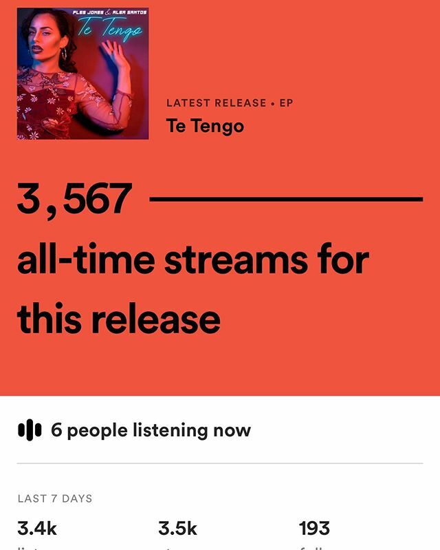 Thank everyone for their support on Spotify 1000 streams in 24 hours!! Let’s goooooooooo 🔥🔥🔥🔥 #Spotify #urbanlatino #urbanlatinomusic #traphouselatino #rnbmusic #traphousemusic ift.tt/2HMYptV