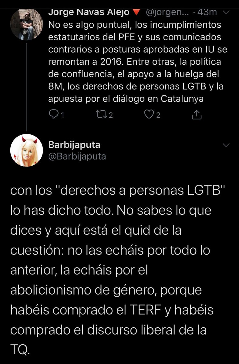 TraedTerfs's tweet photo. Pero Barbi no es transfoba eh!!! #HastaElCoñoDeTransfobia https://t.co/JvcIIui53U