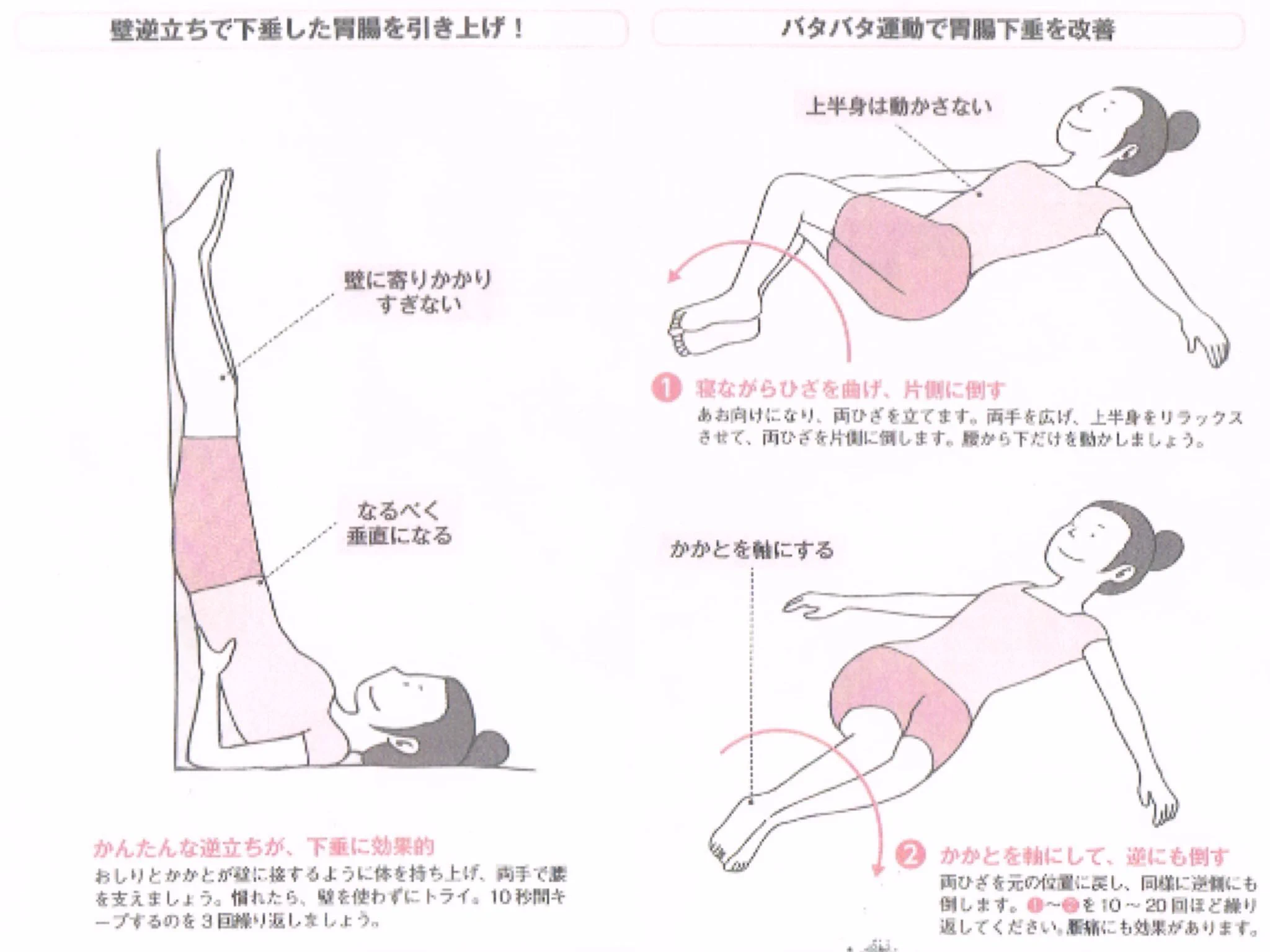ポッコリお腹が治らないのは内臓下垂が原因！？そんな人にオススメなトレーニングがこれ！
