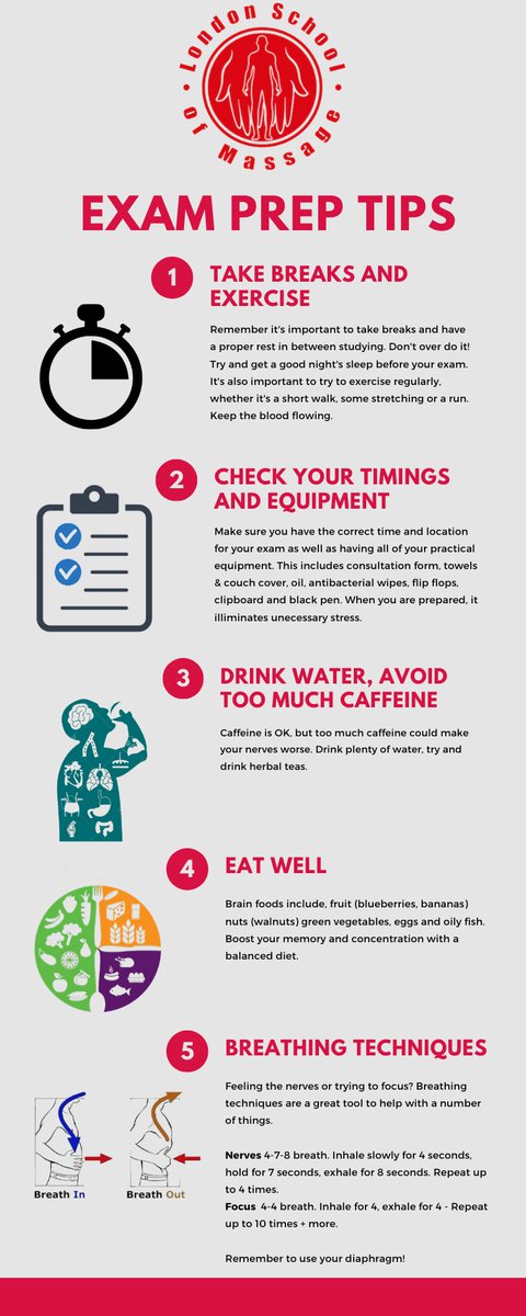 Exam Day, here are some tips to help!