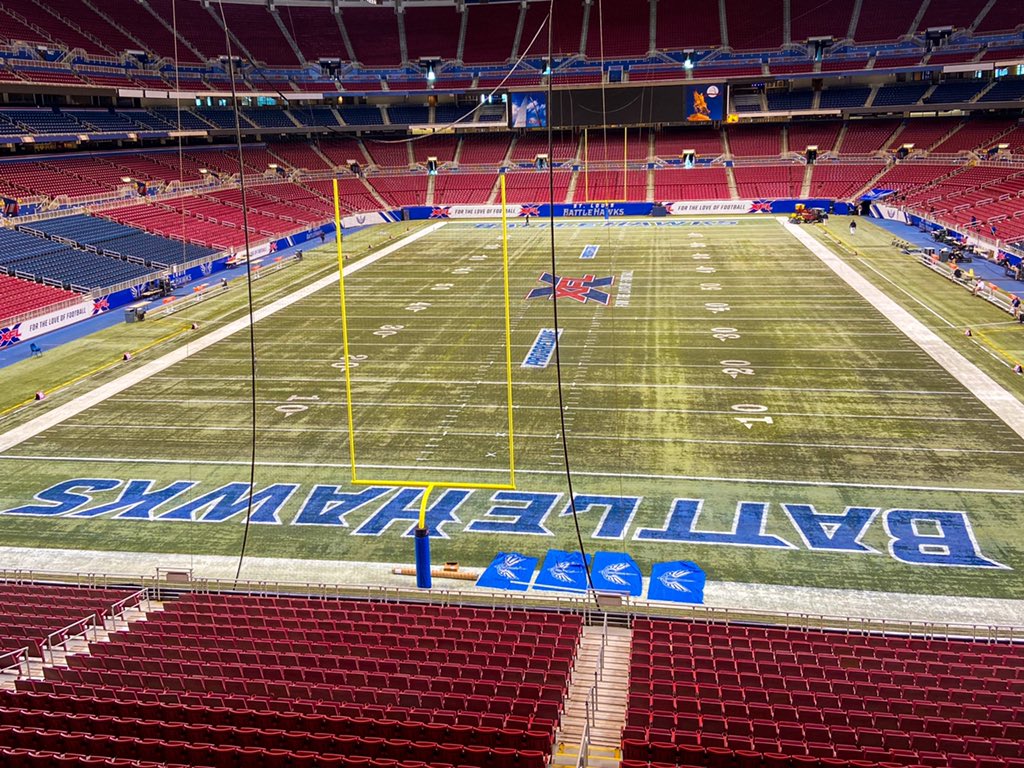 BattlehawksUFL's tweet photo. Dome sweet Dome. 🏠 💙

#ForTheLoveOfFootball x #ClearedToEngage https://t.co/sOLI51DEAQ