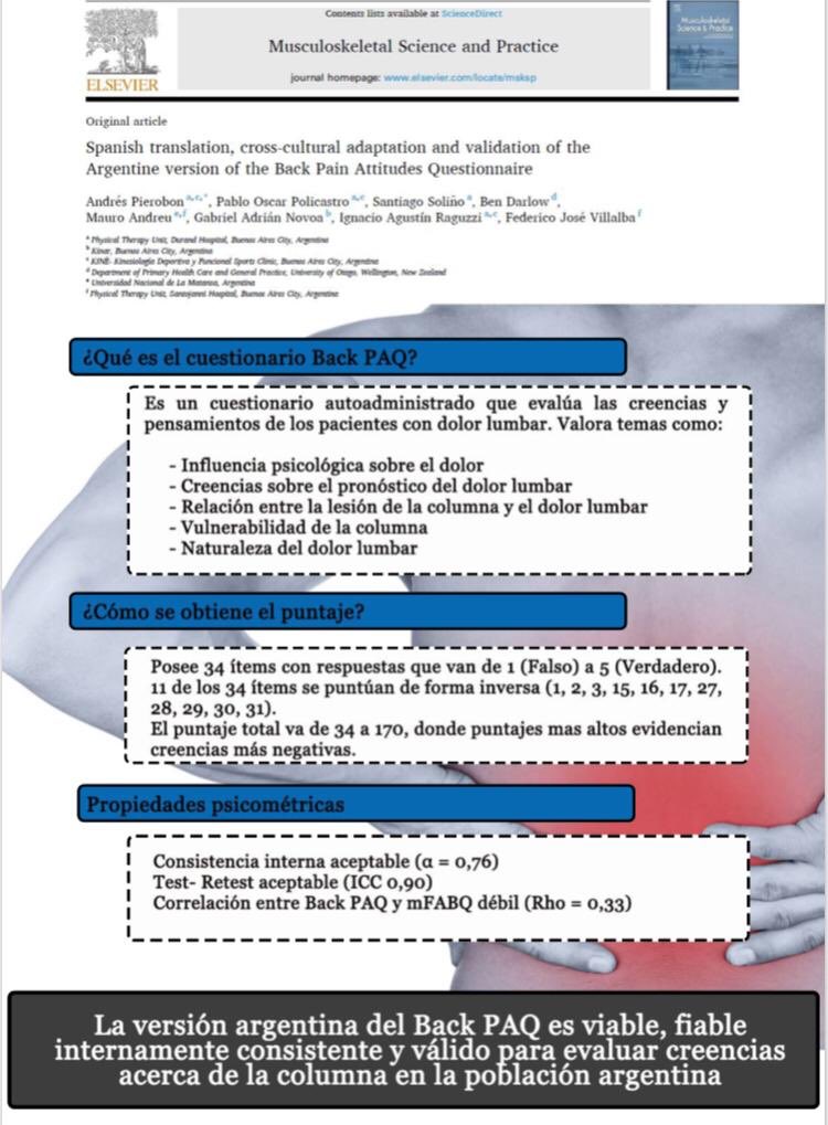 ¿Conoces al BACKPAQ? #lowbackpain #dolorlumbar