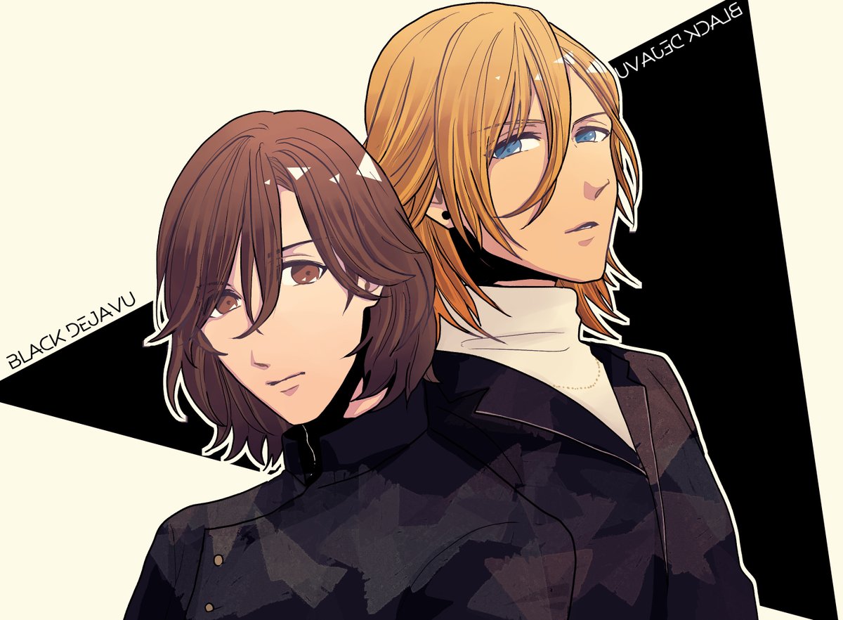 「BLACKDEJAVU REIJI/REN 」|hico🧡🧡原稿のイラスト