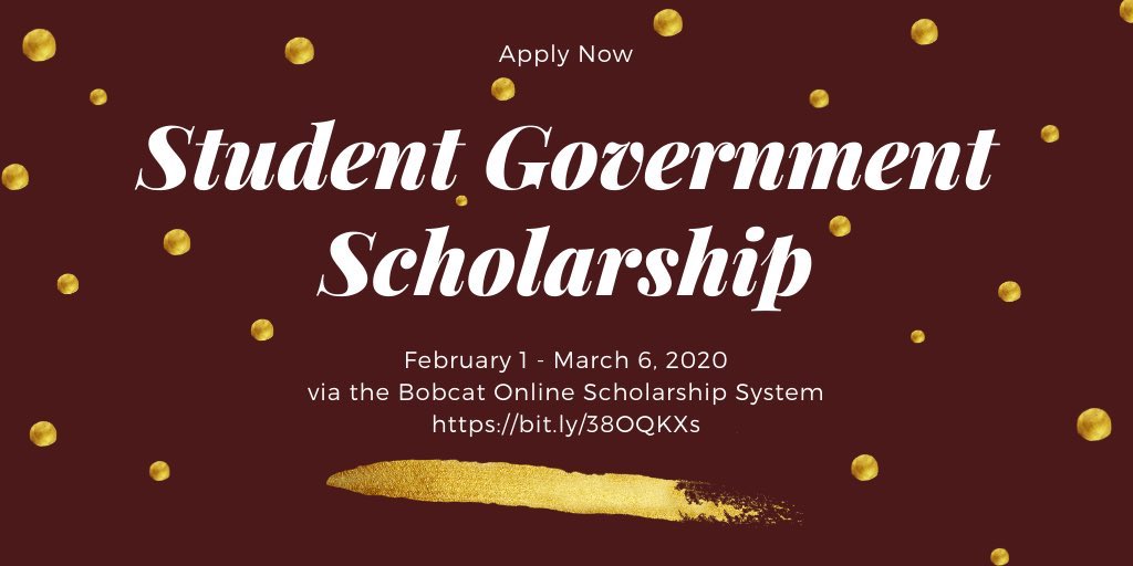 Hey #TXST! Don’t forget to apply for the <a href="/txstSG/">TXST Student Government</a> scholarship before the application closes on March 6!

Apply at link ⬇️

txstate.academicworks.com/opportunities/…

🔁 Retweet 🔁