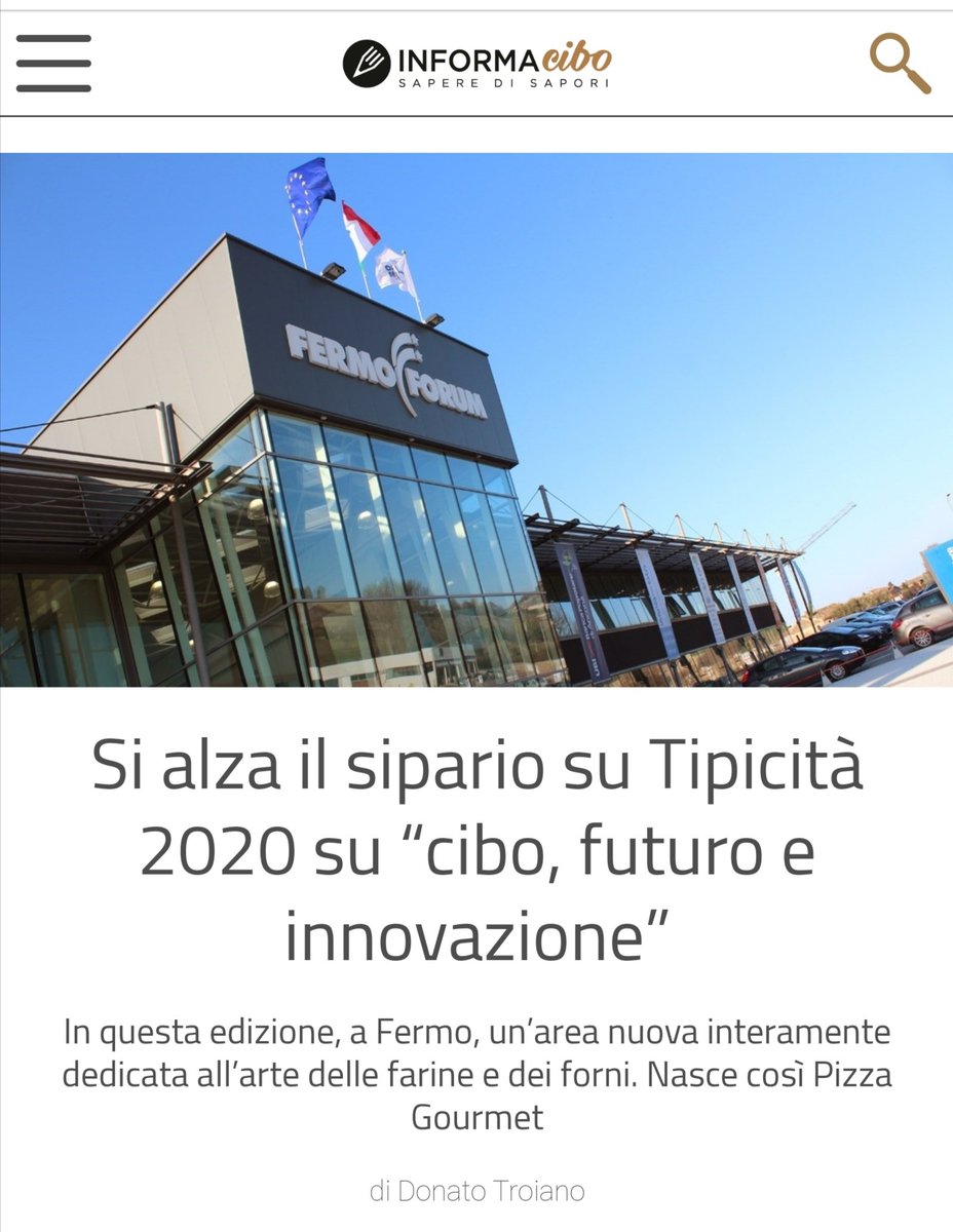 EdTroiano's tweet photo. @Tipicita su "cibo, futuro e innovazione"
A Fermo un’area per #PizzaGourmet
Con @rubio_chef, Annie #Feolde, Filippo #LaMantia Rosanna #Marziale Chicco #Cerea, #Sadler Mauro #uliassi
Ci sarà #Informacibo
https://t.co/UW3FWcjllk
@savinovurchio
@GianbasilioS
@Simona_Riccio https://t.co/nwdDveHY9z
