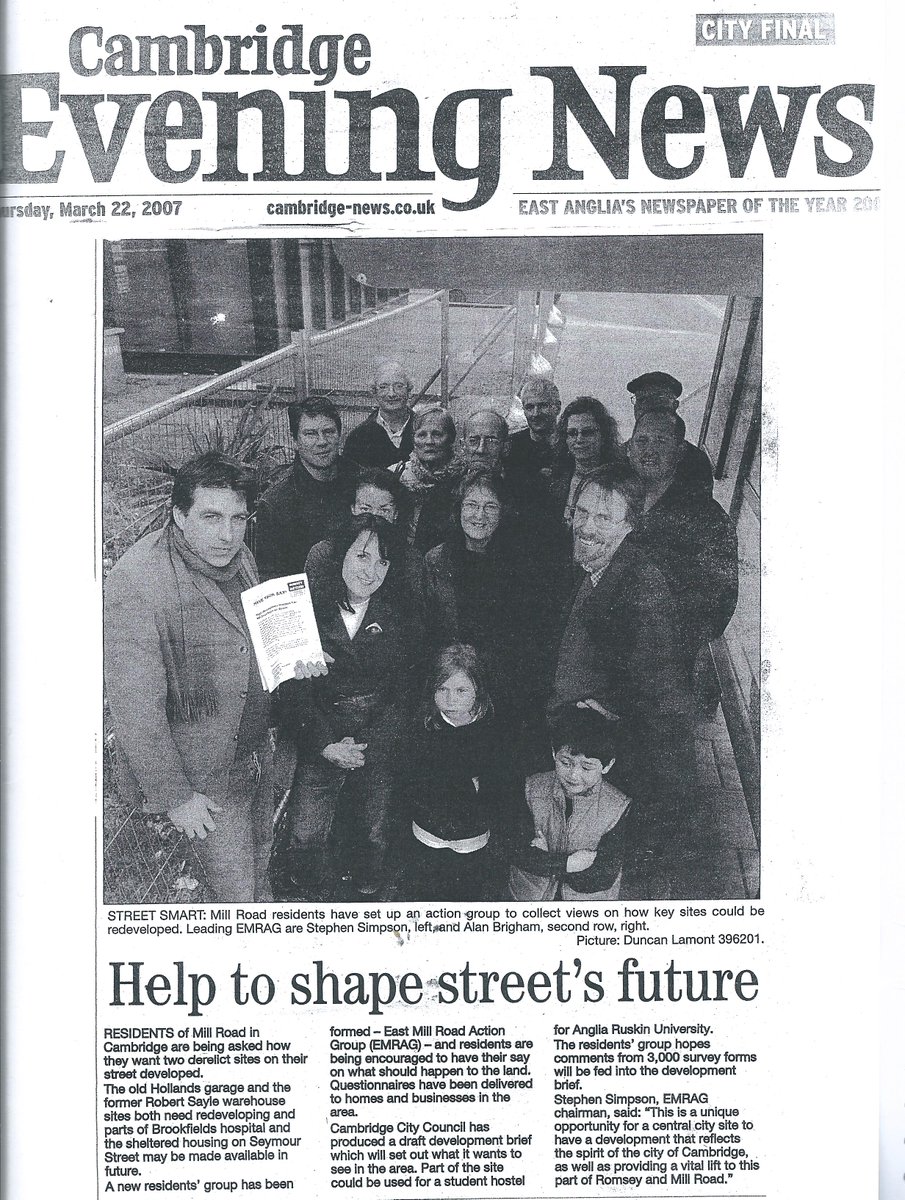 AllanBrigham's tweet photo. Why believe Council will listen re Local Plan? Below our experience last time. 1. 2007: Form Residents Group. Survey residents. Request family housing (market &amp; social). 2. 2015: Council agree - Development Brief agreed. 3. 2020: Student flats built! https://t.co/xcJA4gU5nu