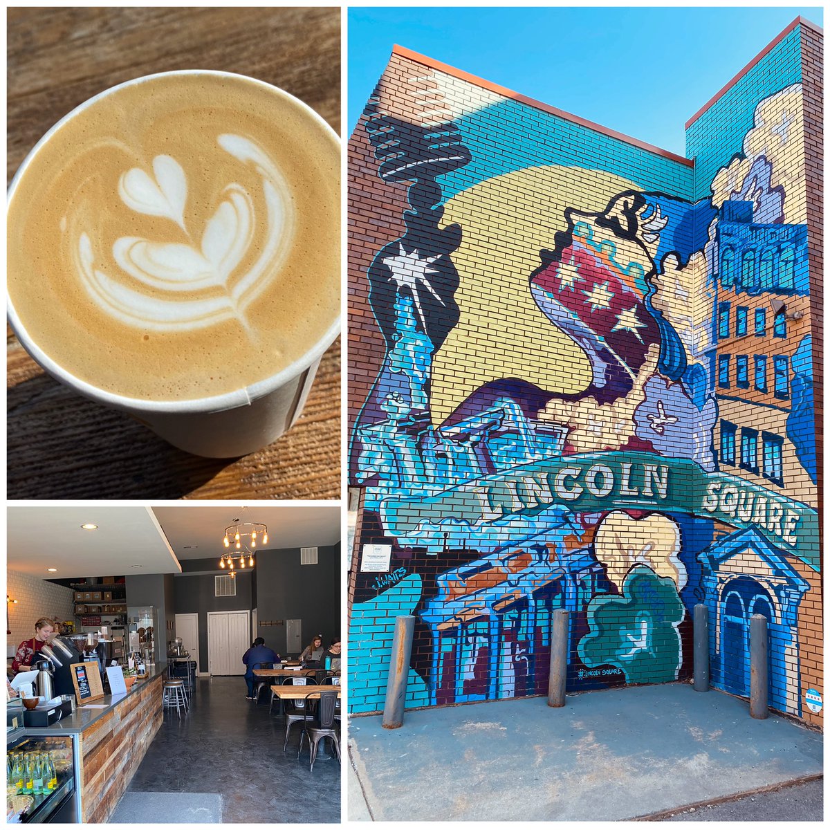 Exploring my new hometown #Chicago
-
<a href="/GroundswellChi/">Groundswell Coffee</a> ☕️ 👍🏼 in #LincolnSquare - my neighborhood