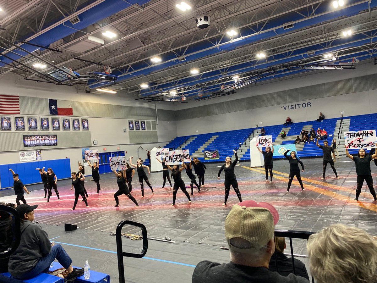 Yesterday the guard placed 4th overall. So proud of their accomplishments! 💙❤️