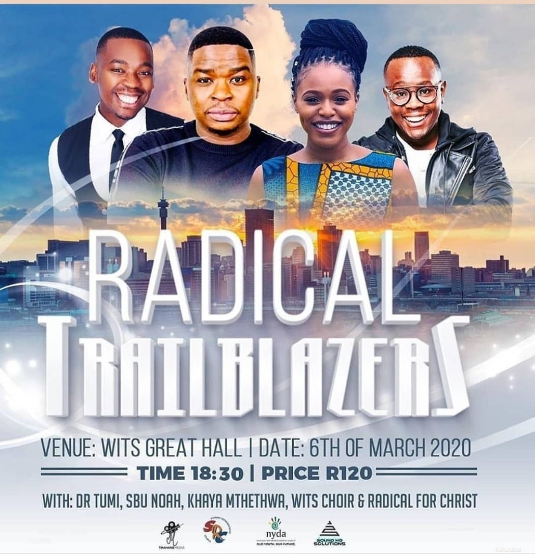 SAMusicWorldMag's tweet photo. @drtumisang , @khayamthethwa , @sbunoah and others, all under one roof. You better be there to experience it for yourself 🙌🏾🙌🏾🙌🏾 https://t.co/FqZV4cc2iT