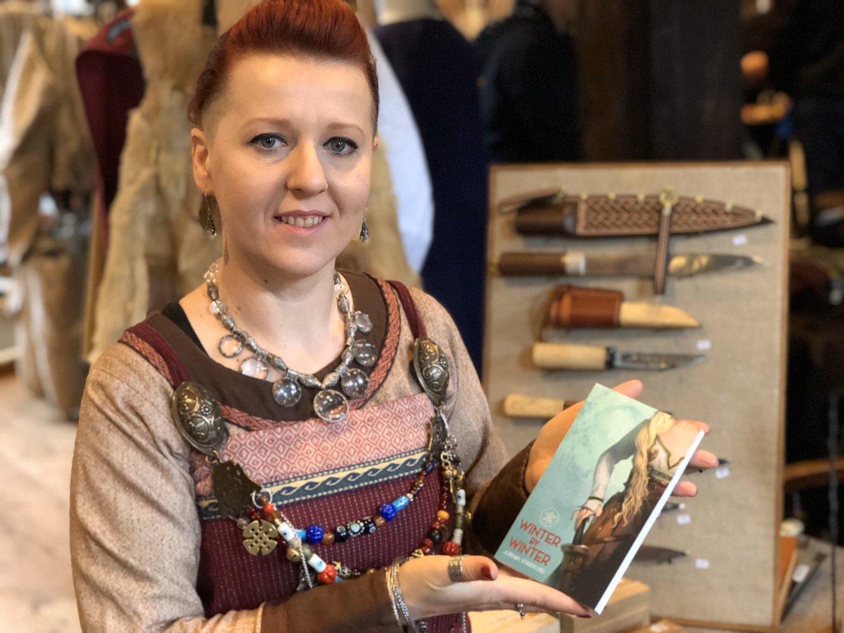 vikingverse's tweet photo. The Shield Maidens of #JORVIKVikingFest have spoken. @jordanstratford Winter by Winter is a surefire winner! #JVF20 

https://t.co/TEzF8Hni0w https://t.co/DUemqWlPDu