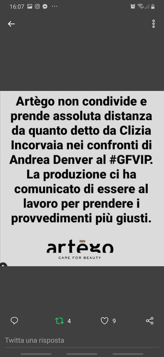 Trisha81918706's tweet photo. 4 SPONSOR  ci hanno ascoltali e li ringraziamo perche le frasi dette non possono passare e ricordo che anche le forze del ordine hanno espresso il loro rammarico quindi chiediamo CHIEDIAMO dinuovo ad alta voce Espulsione #cliziafuori  #GFVIP aspettiamo gli altri SPONSOR https://t.co/rp80ybS2Rx
