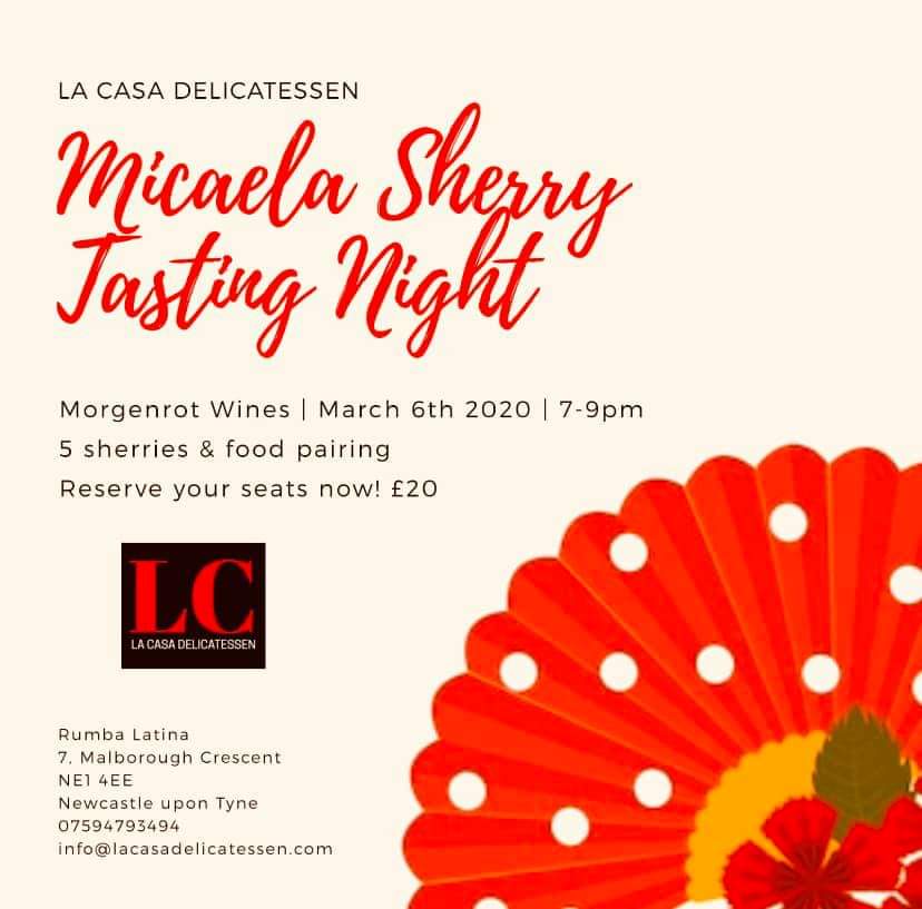 Delighted to be linking up with our friends <a href="/LDelicatessen/">La Casa Delicatessen</a> in #Newcastle for a special <a href="/BodegasBaron/">Bodegas Barón</a> sherry tasting evening. Discover this incredible tipple in the best possible way with 5 delicious dishes alongside 5 glorious glasses of sherry. #sherry #tasting #newcastle