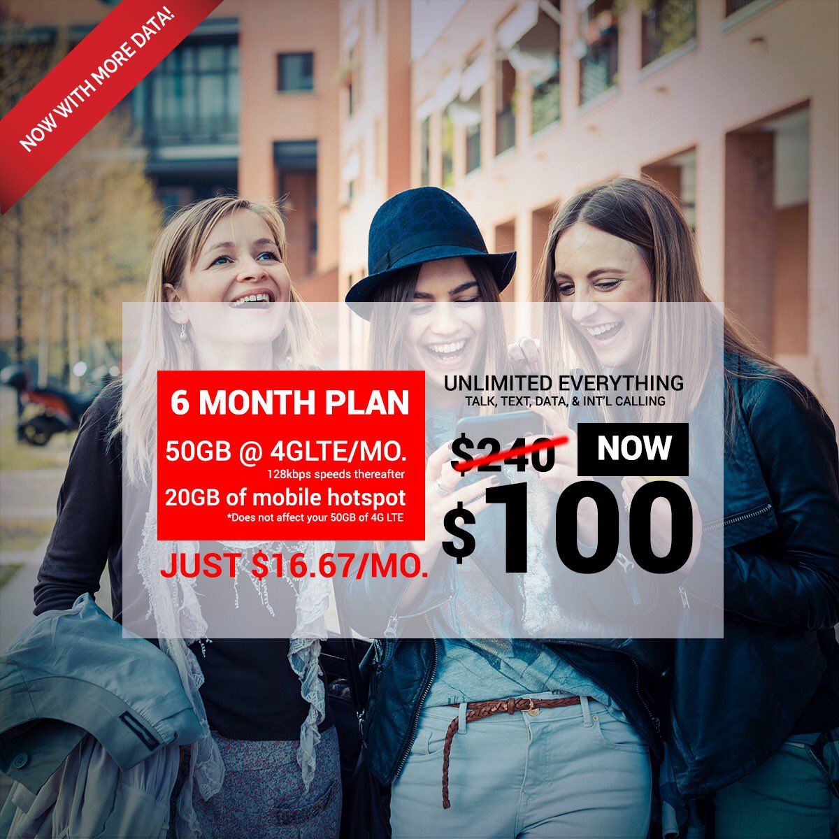 blackwireless's tweet photo. THE REAL DEAL!!! 6 Multi-Mo. Unl. Talk/Text/Data Plan W/ 50GB of LTE data ea. mo. + 20GB's of 4G LTE hotspot + Unl. Int'l Calling for ONLY $16.67/month Visit https://t.co/pLH0lld4x9
#PrepaidWireless #BWMultiMonth #BestPrepaid #MVNO #UnlimitedData #BlackWireless #BestMVNO https://t.co/LXxsYcrvs1