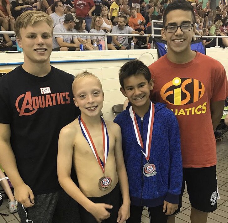 FISH_aquatics's tweet photo. Happy Senior Sunday!
We are so excited to congratulate Fish Seniors, Porfi Vasquez and Christian Gutwein for qualifying individually for the IHSAA Boys State meet next weekend! Porfi will be swimming the 50 free and Christian will be swimming the 200 free. 
#GoFish #OneTeam https://t.co/53L9yFn6gd