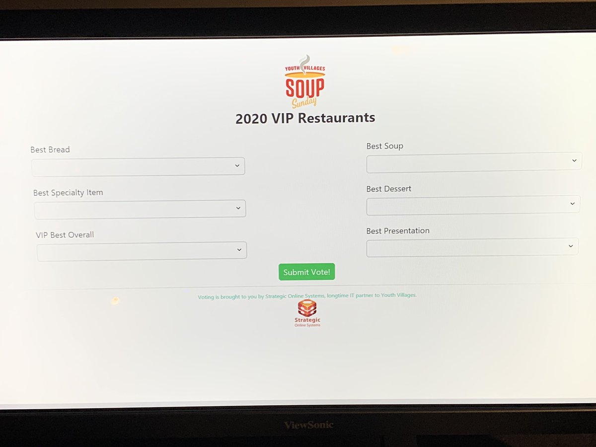 SOS_Inc_TN's tweet photo. Are you coming to Youth Villages Soup Sunday? Make sure to stop by one of our voting booths to cast your vote for your favorite restaurant!!

#youthvillages #youthvillagessoupsunday #soupsunday2020 https://t.co/rvPwOPZwfv